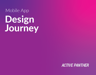 Mobile app design Journey | Active Panther
