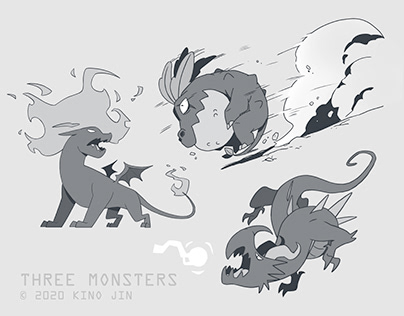 Three Monsters
