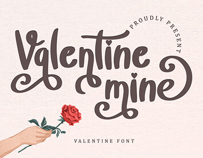 Valentine Mine Lovely Font