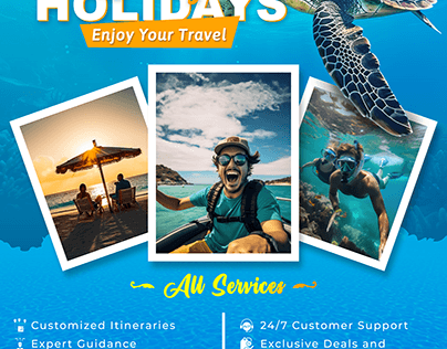 Luxury Travel Flyer For Travel Agency
