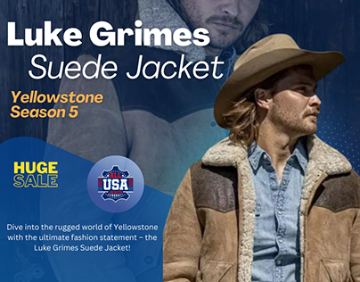 Luke Grimes Suede Jacket Yellowstone