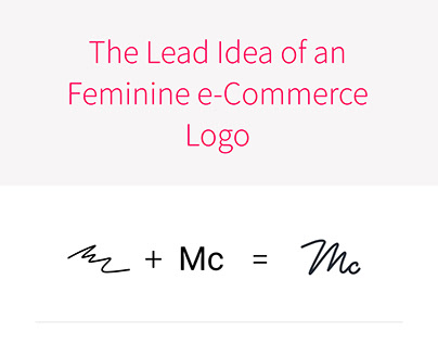 Feminine e-Commerce Logo