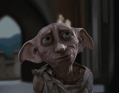 Digital Drawing of Dobby