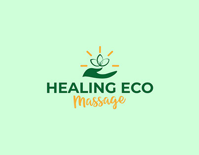 Healing Eco Massage | Spa Logo Design