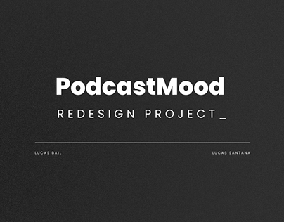 PodcastMood - Redesign