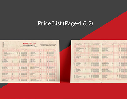 Price List.