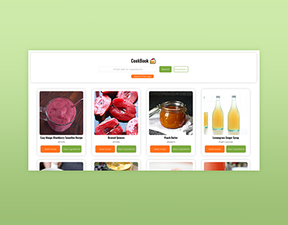 CookBook React App