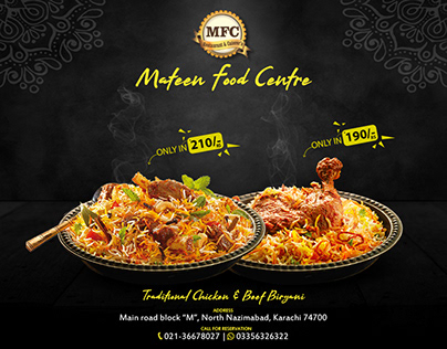 Mateen Food Centre | Chicken & Beef Biryani