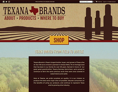 Texana Brands Website