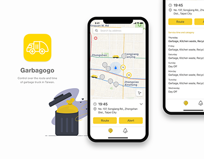 Garbagogo - Mobile App - UIUX Design Exercise