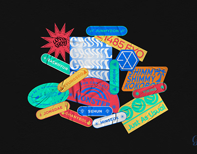 EXO Concept Sticker Song Titles