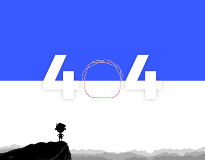 Daily UI - 404 Error(GIF)