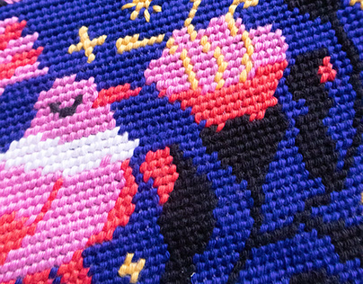 Night Messenger - Needlepoint Kit Canevas Fatal