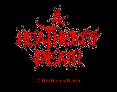 "A Heathen's Death" Black Doom Logo