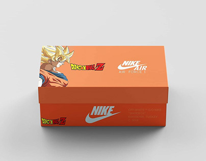 DragonBall X Nike af1 custom box