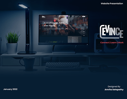 Evince- Entertainment Networking- Website Presentation