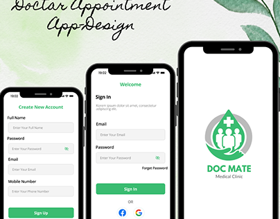 Doctar Appointment App Design