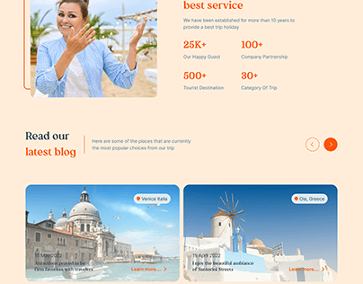 Travelo- Travel Agency Website