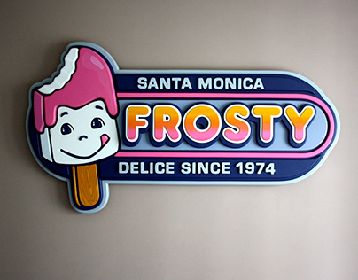 Frosty Delice sign