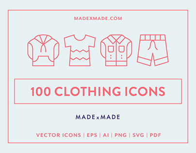 Line Icons – Clothing