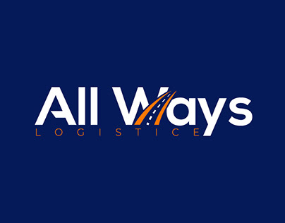 transport , logistics modern unique wordmark logo