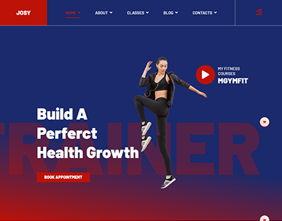 Personal Fitness & Gym Trainer Website