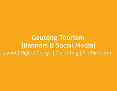 Gauteng Tourism - Digital Design