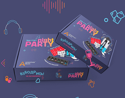Creative packaging for party set