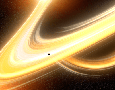 Cosmic Abyss A Futuristic Black Hole Simulation