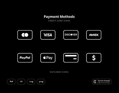 Credit Card Payment Icons (Freebie)