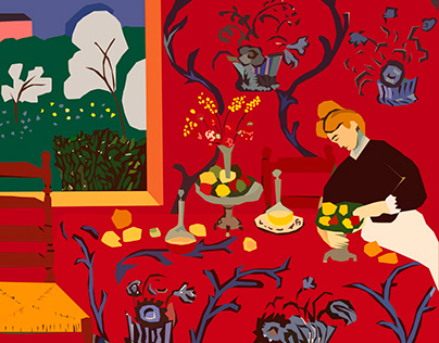 #fastart - E. Matisse - La stanza rossa 1908