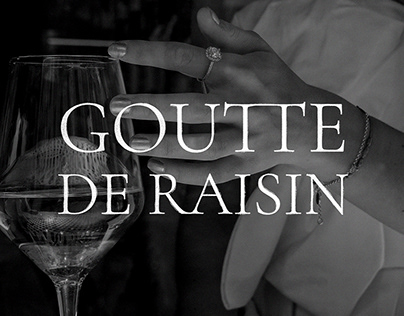 goutte de raisin- wine shop (фирменный стиль)