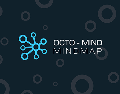 Octo - Mind Mind Map Logo Vector Design