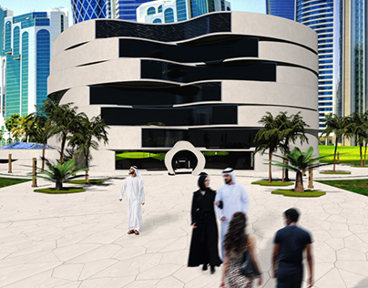 Concept Design for a Multiplex Theater in Doha, Qatar.