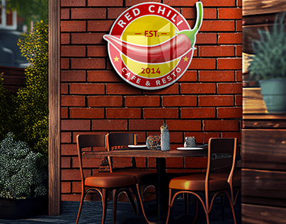 RED CHILI - Restaurant Logo Design & Brand Identity