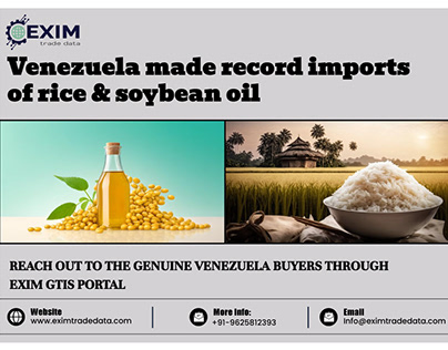Venezuela rice and soybean oil import data