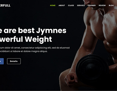 Powerful - Gym & Fitness Landing Page Theme