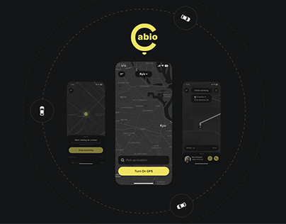 Cabio - Taxi Mobile App 2023
