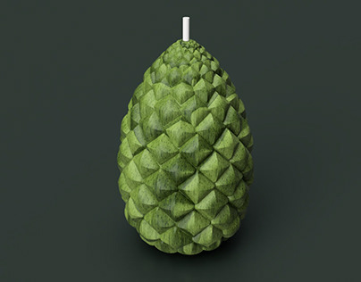 Candle "Pine cone"