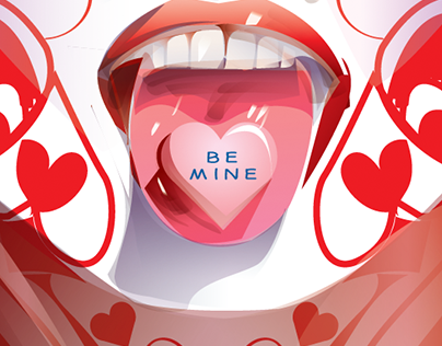 BE MINE- Valentines day Vector tribute