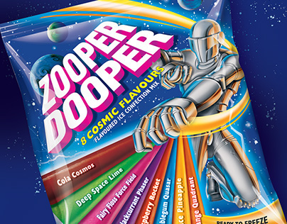 Zooper Dooper Icy Pole packaging