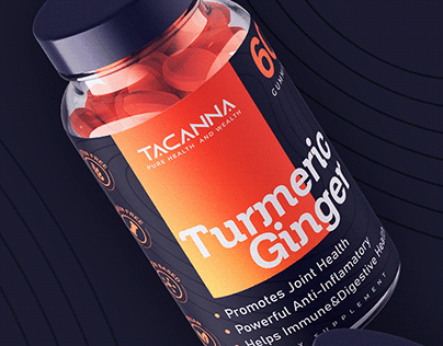 Turmeric Supplement Packaging