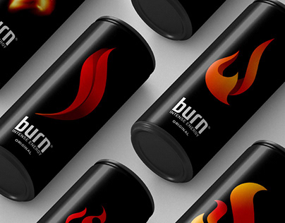 Burn Energy Drink | Flame Re-Design