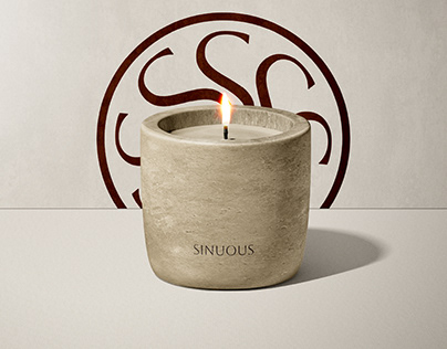 Sinuous - Logo Design I Organic Scented Candle Branding