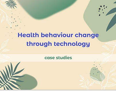 Health behaviour change through technology - part I