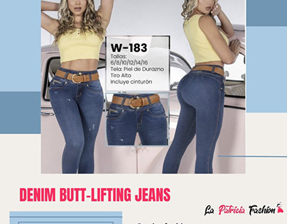 Enhance Your Curves with Denim Butt Lifting Jeans
