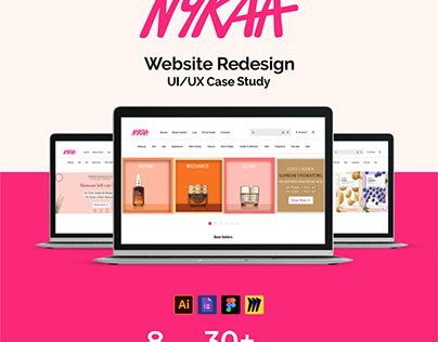 NYKAA WEBSITE REDESIGNS