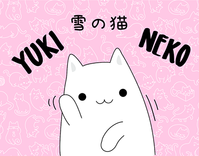 Yuki Neko Animated Stickers
