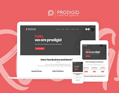 Prodigid Logo and Website Design