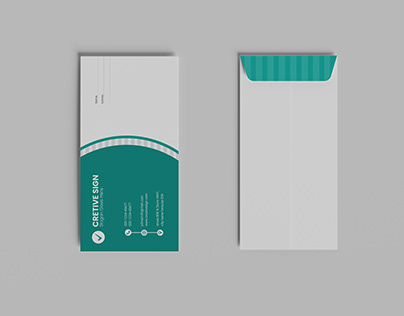 business envelope design tamplate